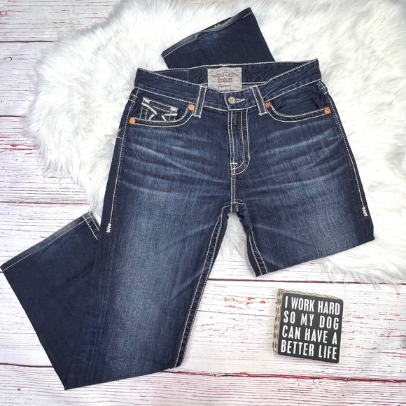 👖|•BIG⭐️STAR•| Pioneer Bootcut Jeans Size 33x31👖 - Picture 3 of 13